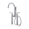 Bathtub Faucet Set LD-001 | Wholesale | tub-mounted bathtub faucet | wholesale price for bulk orders