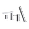 Bathtub Faucet Set LT-465 Series | Wholesale | chrome/matt black finish square tub faucet | factory direct wholesale