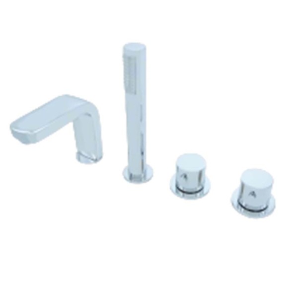 Bathtub Faucet Set LT6020 | Wholesale | 4-hole bathtub mixer | factory direct wholesale