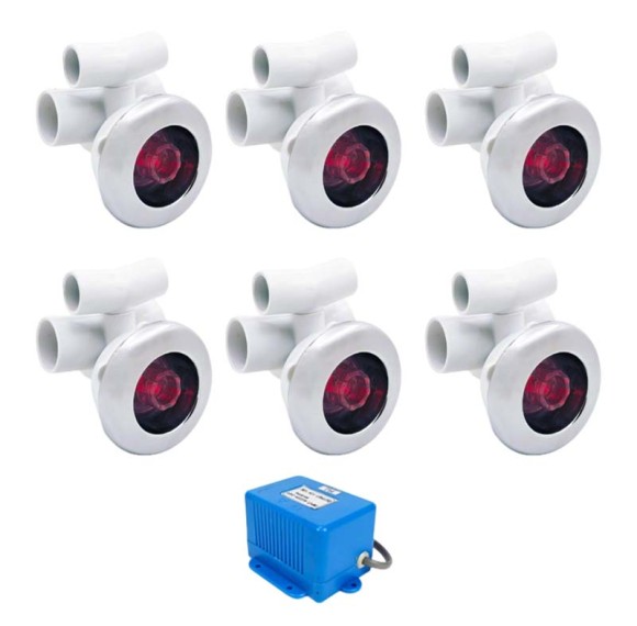 Bathtub Water Jet LWJ-01 | Wholesale |  LED whirlpool jet kit | project-grade quality