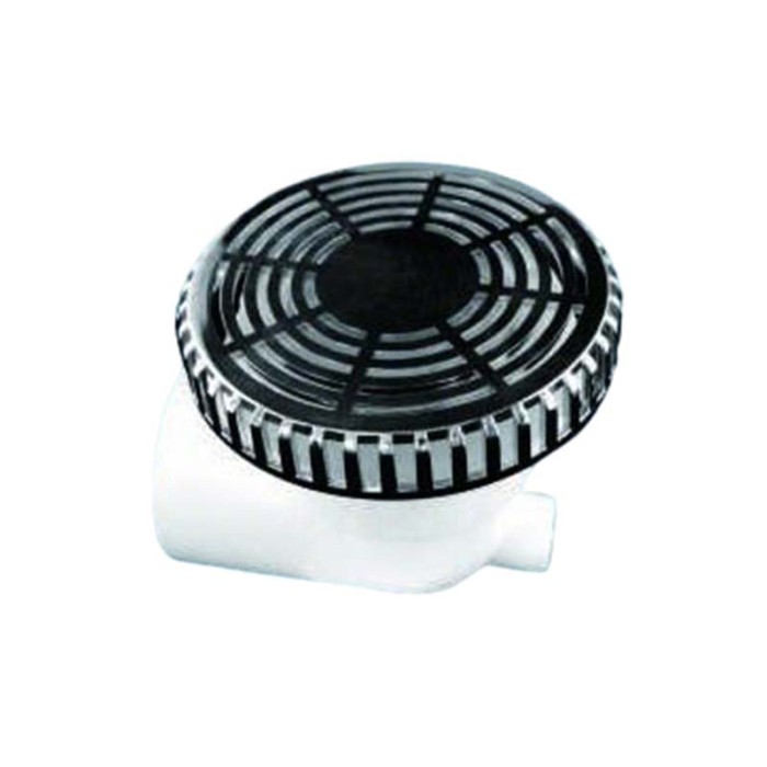 Bathtub Water Suction S-0014c | Wholesale | white PVC ABS chrome jet | Global Fulfillment Ready