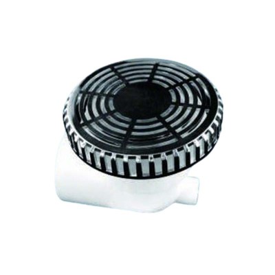 Bathtub Water Suction S-0014c | Wholesale | white PVC ABS chrome jet | Global Fulfillment Ready