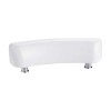 Bathtub Pillow PW-X14 | Wholesale | 35×8cm white spa neck pillow | Factory Direct