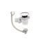 Bathtub Drainer DR-052 | Wholesale | Chromed ABS knob for a sleek bathtub overflow drain | Factory Direct Supply