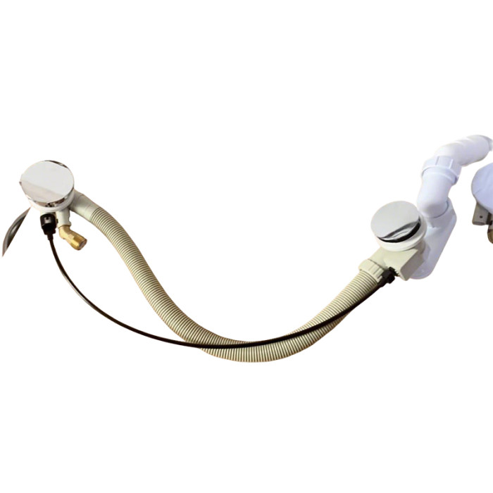 Bathtub Drainer DR-001LX | Wholesale | ABS Chrome Hand Knob bathtub drain | Factory Direct Supply