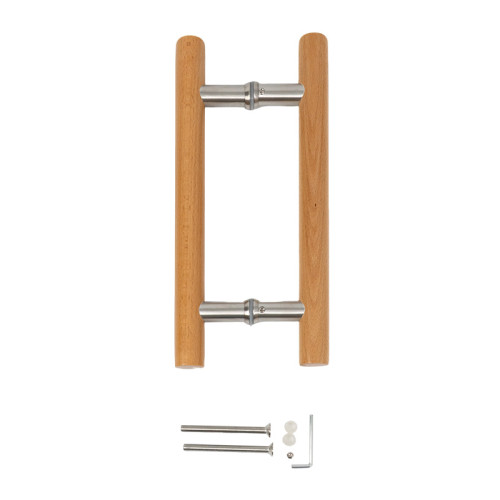 Sauna Glass Door Handle (Model:Classic) | Wholesale | Double-Sided Oak Sauna Door Handles | Factory Direct Supply