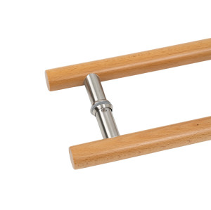 Sauna Glass Door Handle (Model:Classic) | Wholesale | Double-Sided Oak Sauna Door Handles | Factory Direct Supply