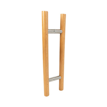 Sauna Glass Door Handle (Model: Birch) | Wholesale | Double Sided Solid Oak Wood Sauna Glass Door Pull Handle | Direct From Factory