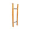 Sauna Glass Door Handle (Model: Birch) | Wholesale | Double Sided Solid Oak Wood Sauna Glass Door Pull Handle | Direct From Factory