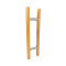 Sauna Glass Door Handle (Model: Birch) | Wholesale | Double Sided Solid Oak Wood Sauna Glass Door Pull Handle | Direct From Factory