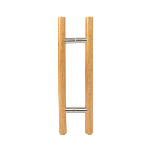 Sauna Glass Door Handle （Model: Birch） | Wholesale | Double Sided Solid Oak Wood Sauna Glass Door Pull Handle | Direct From Factory