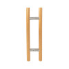 Sauna Glass Door Handle (Model: Birch) | Wholesale | Double Sided Solid Oak Wood Sauna Glass Door Pull Handle | Direct From Factory
