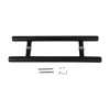 Sauna Glass Door Handle SN-500B | Wholesale | Matte Black RAL9005 Oak Wood and 304 Stainless Steel | Manufacturer Factory Direct