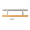 Sauna Door Handle SN-LS Series | Wholesale | Modern Oak & 304 Brushed Stainless Steel Sauna Door Handle | Factory Direct Supply