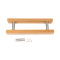 Sauna Glass Door Handle (Model: Vintage) | Wholesale | 50x25mm Rectangular Double Sided Solid Oak Wood | Factory Direct Supply
