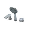 Bathtub Faucet Set LT801 | Wholesale | Chrome Finished Bathroom Tub Mixer with Handheld Shower | Sanitary Ware Manufacturer