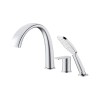 Bathtub Faucet Set LT802 | Wholesale | Chrome Hot Cold Valve with Diverter and S.S Spout | Bathroom Fixture Factory