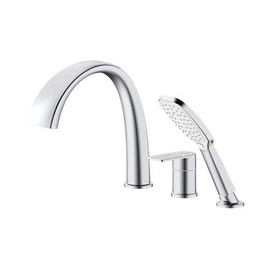 Bathtub Faucet Set LT802 | Wholesale | Chrome Hot Cold Valve with Diverter and S.S Spout | Bathroom Fixture Factory