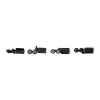 Shower Roller HL-111 | Wholesale | matte black zinc alloy shower door wheel | wholesale shower room hardware supplier