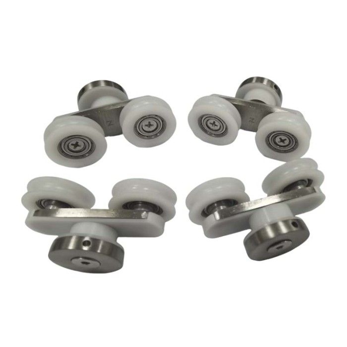 Shower Roller HL-112 | Wholesale | 4pcs per set heavy-duty shower room door hardware | global distributor partnership