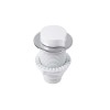 Bathtub Air Control Knob AR-15CW | Wholesale | White ABS Spa Air Regulator Valve | Global Contractor Supply