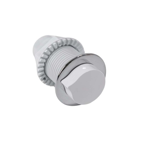 Bathtub Air Control Knob AR-15CW | Wholesale | White ABS Spa Air Regulator Valve | Global Contractor Supply