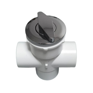 Spa Three-way Diverter Valve VA-F35 | Wholesale | 3x32mm cross-type air distributor | bulk plumbing supply