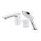 Bathtub Faucet Set LT803 | Wholesale | 3-Piece Chrome Brass Spout & Hand Shower Mixer | Global Contractor Supply