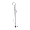 Bathtub Faucet Set FTD001 | Wholesale | Floor Mounted Gooseneck Spout with Handheld Shower | Factory Direct Supplier