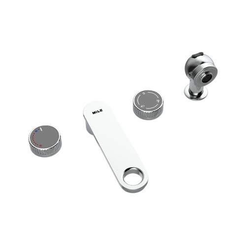 Bathtub Faucet LED LT2203LED | Wholesale | Chrome Finish Swivel Spout with LED Lighted Valves | Industrial Supply Standard