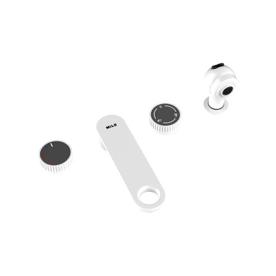 Bathtub Faucet LED LT2203LED | Wholesale | Chrome Finish Swivel Spout with LED Lighted Valves | Industrial Supply Standard