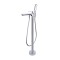 Bathtub Faucet Set  FTD004 | Wholesale | Streamlined Tapered Spout with Integrated Minimalist Handheld Chrome | Industrial Quality Standards