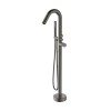 Bathtub Faucet Set FTD005 | Wholesale | Gunmetal Gooseneck Spout with Hand Shower | Global Contractor Supply