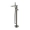 Bathtub Faucet Set FTD006 | Wholesale | Matte Gunmetal Square Spout with Single Handle Handheld Shower | Factory Direct Bulk Supply