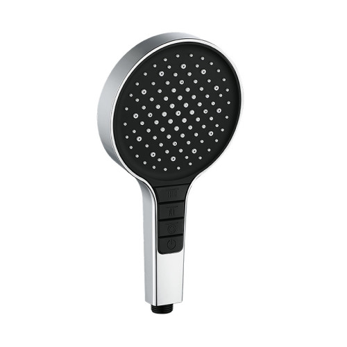 Hand Shower P135 | Wholesale | 135mm Large Round 4-Mode Shower Head with Water Stop Button | Manufacturer Factory Direct
