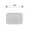 Head Shower G8 | Wholesale | 12 Inch ABS Single Function Rounded Rectangle Ceiling Showerhead | Global Contractor Supply