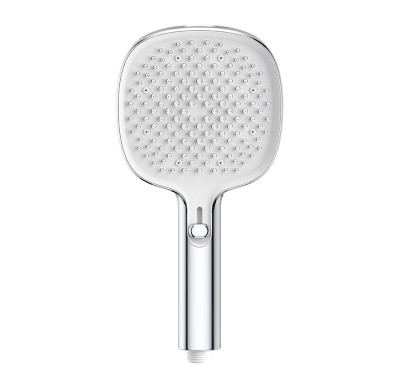 Hand Shower G8 | Wholesale | 129mm Rounded Square 3 Spray Mode Slide Switch Handheld Shower Head | Factory Direct Bulk Supply