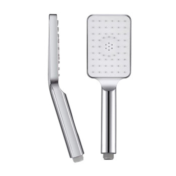Hand Shower 568 | Wholesale | ABS Chrome Single Function Slim Square Body Handheld Shower | Global Contractor Supply
