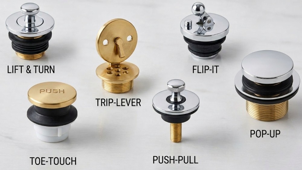 Explaining the Structure of a Bathtub Drainer and How to Choose One