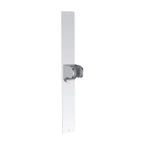 Shower Riser SJG07 | Wholesale | 430 Stainless Steel Rod Screw or Adhesive Dual Install ABS Base | Global Contractor Supply