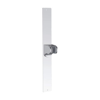 Shower Riser SJG07 | Wholesale | 430 Stainless Steel Rod Screw or Adhesive Dual Install ABS Base | Global Contractor Supply