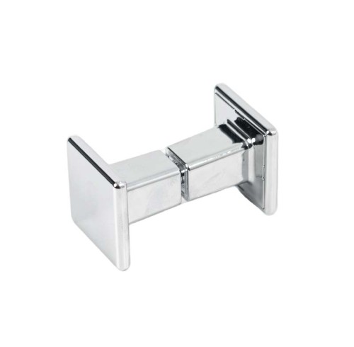 Shower Handle LS-3115C | Wholesale | Double-Sided Square End ABS Chrome Pull Handle for Shower Enclosure Easy Install | Factory Direct Supply