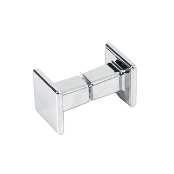Shower Handle LS-3115C | Wholesale | Double-Sided Square End ABS Chrome Pull Handle for Shower Enclosure Easy Install | Factory Direct Supply