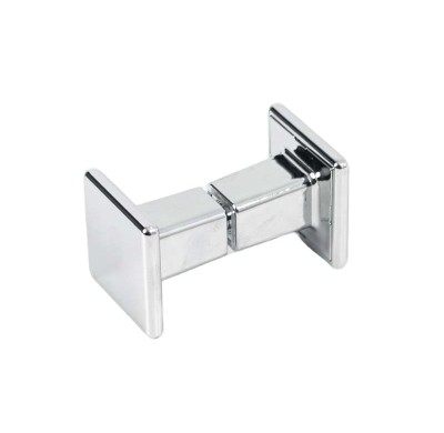 Shower Handle LS-3115C | Wholesale | Double-Sided Square End ABS Chrome Pull Handle for Shower Enclosure Easy Install | Factory Direct Supply