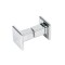 Shower Handle LS-3115C | Wholesale | Double-Sided Square End ABS Chrome Pull Handle for Shower Enclosure Easy Install | Factory Direct Supply