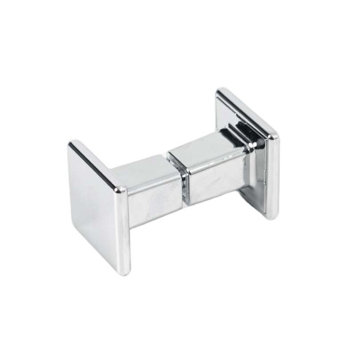 Shower Handle LS-3115C | Wholesale | Double-Sided Square End ABS Chrome Pull Handle for Shower Enclosure Easy Install | Factory Direct Supply