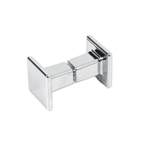 Shower Handle LS-3115C | Wholesale | Double-Sided Square End ABS Chrome Pull Handle for Shower Enclosure Easy Install | Factory Direct Supply