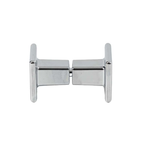 Shower Handle LS-3115C | Wholesale | Double-Sided Square End ABS Chrome Pull Handle for Shower Enclosure Easy Install | Factory Direct Supply