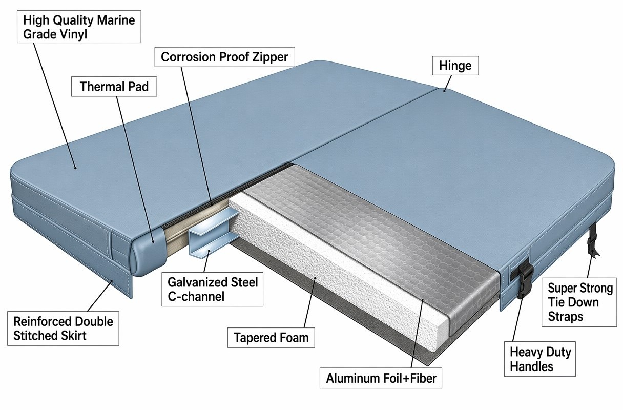 Why Do Spa Covers Use Aluminum C-Channel Support?