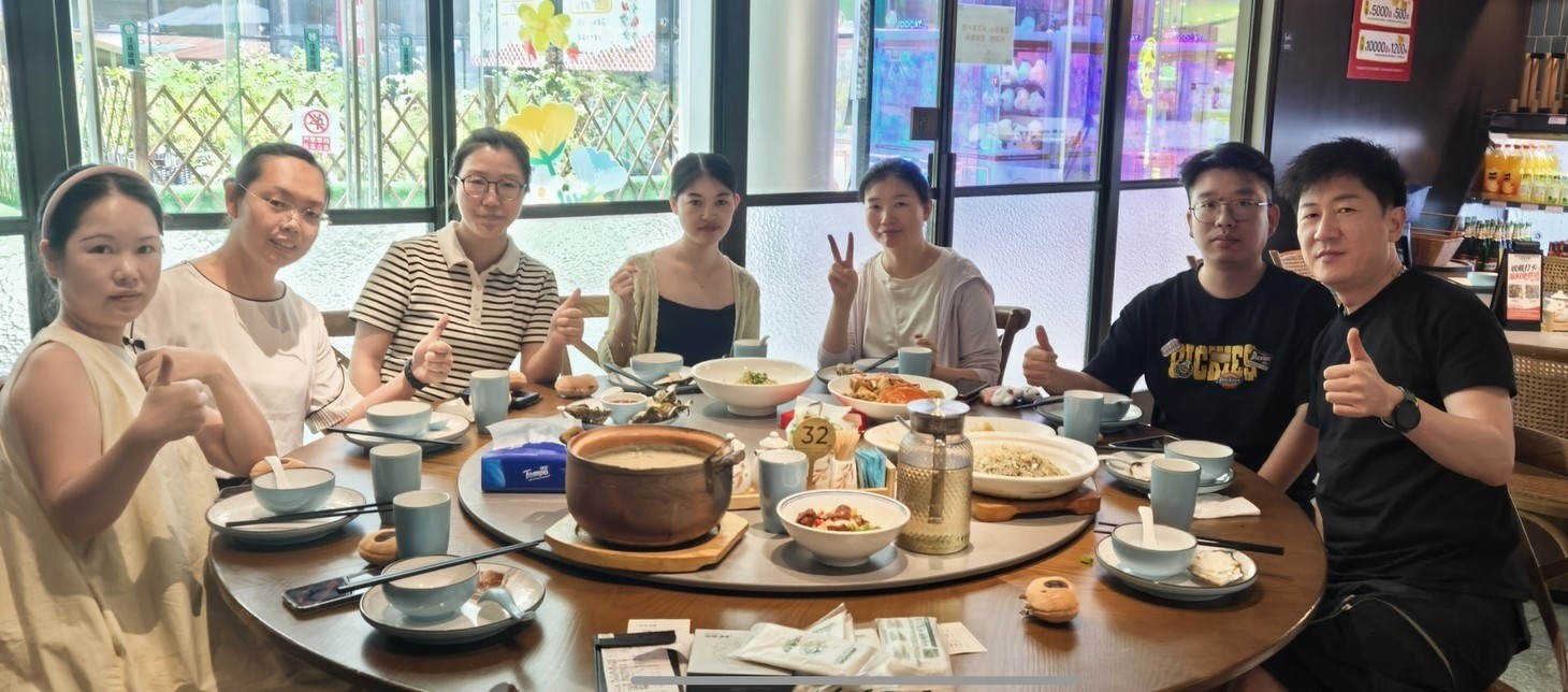 Proway core business team sharing a meal after the third open communication session